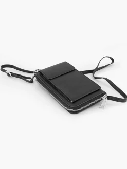 Black Leather Phone Bag