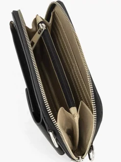 Black Leather Phone Bag