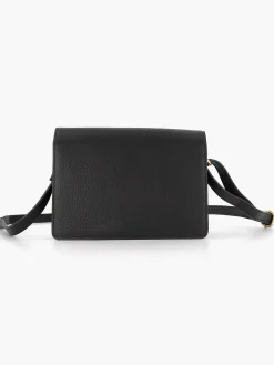 Black Leather Shoulder Bag