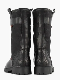 Black Lined Ankle Boots