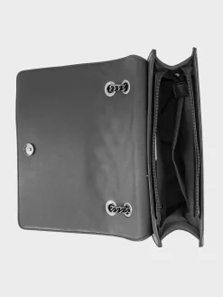 Black Padded Shoulder Bag