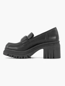 Black Platform Loafer