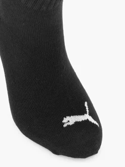 Black Puma Quarter Plain 3 Pack 35-38