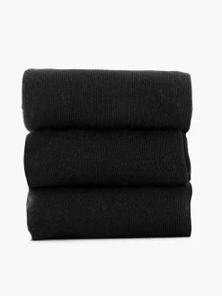 Black Puma Quarter Plain 3 Pack 43-46