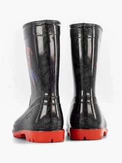 Black Rain Boot Spiderman