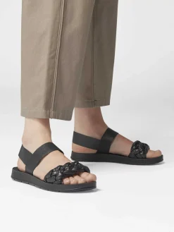 Black Sandal Braided