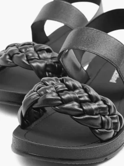 Black Sandal Braided