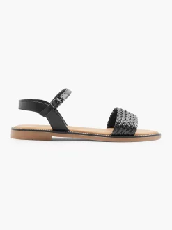 Black Sandal Braided