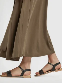 Black Sandal Braided