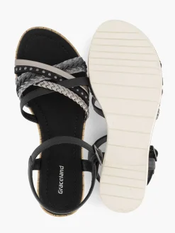 Black Sandal Braided