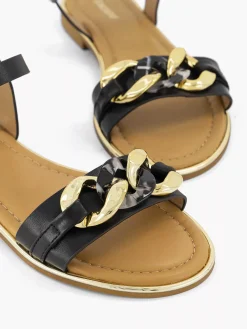 Black Sandal Decorative Necklace