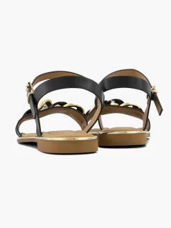 Black Sandal Decorative Necklace