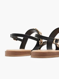 Black Sandal Decorative Necklace