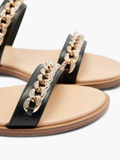 Black Sandal Decorative Necklace