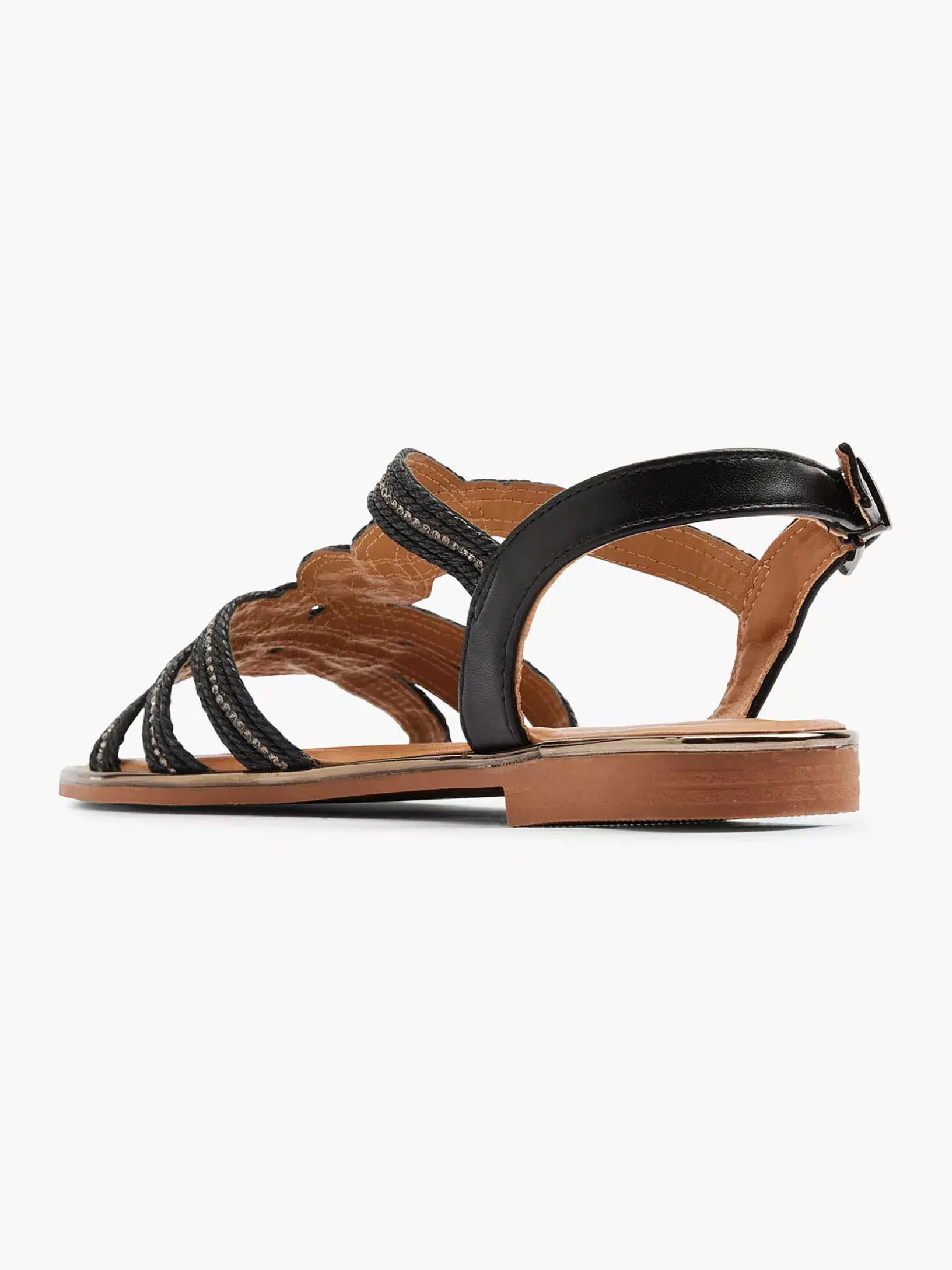 Black Sandal Decorative Necklace