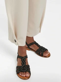 Black Sandal Decorative Necklace