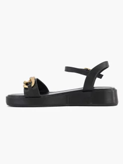 Black Sandal Decorative Necklace