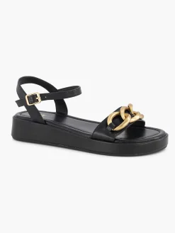 Black Sandal Decorative Necklace