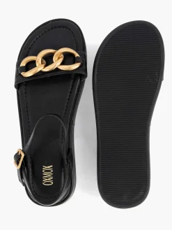 Black Sandal Decorative Necklace