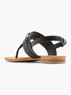 Black Sandal Decorative Necklace