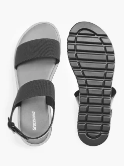 Black Sandal Elastic