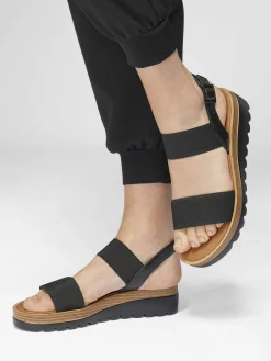 Black Sandal Elastic