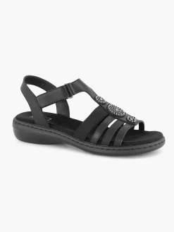 Black Sandal Velcro