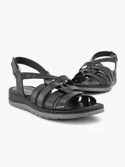 Black Sandal Velcro