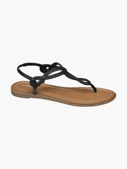 Black Sandal Woven