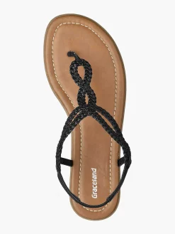 Black Sandal Woven