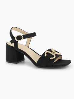 Black Sandalette Decorative Necklace