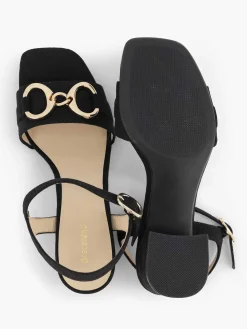 Black Sandalette Decorative Necklace