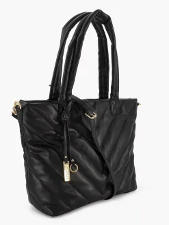 Black Shoulder Bag Quilted