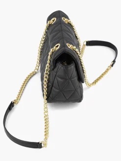 Black Shoulder Bag Quilted