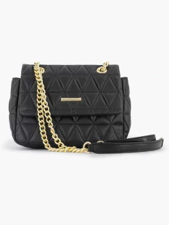 Black Shoulder Bag Quilted