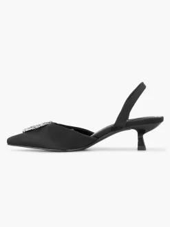 Black Slingback Rhinestones