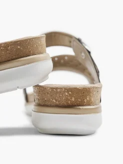 Black Slipper Buckle Closure