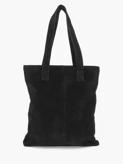Black Suede Shoulder Bag