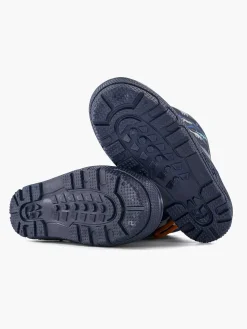 Blue Rain Boot Dino Lined