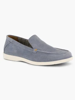 Blue Suede Loafer