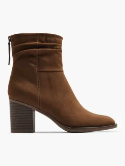 Brown Ankle Boot Heel