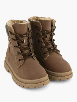 Brown High Lace Boot