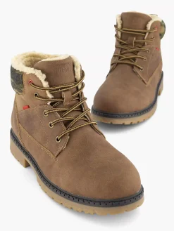 Brown Lace Boot Lined