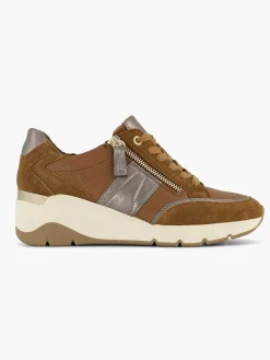 Brown Leather Comfort Sneaker