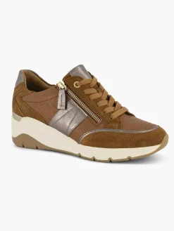 Brown Leather Comfort Sneaker