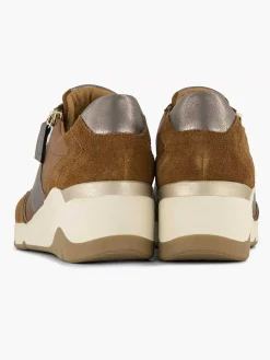 Brown Leather Comfort Sneaker