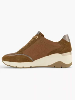 Brown Leather Comfort Sneaker