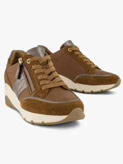 Brown Leather Comfort Sneaker