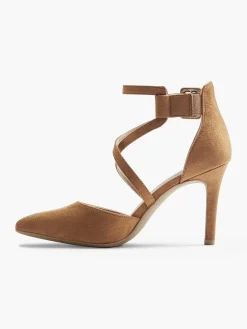 Brown Pump Buckle Closure