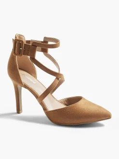 Brown Pump Buckle Closure